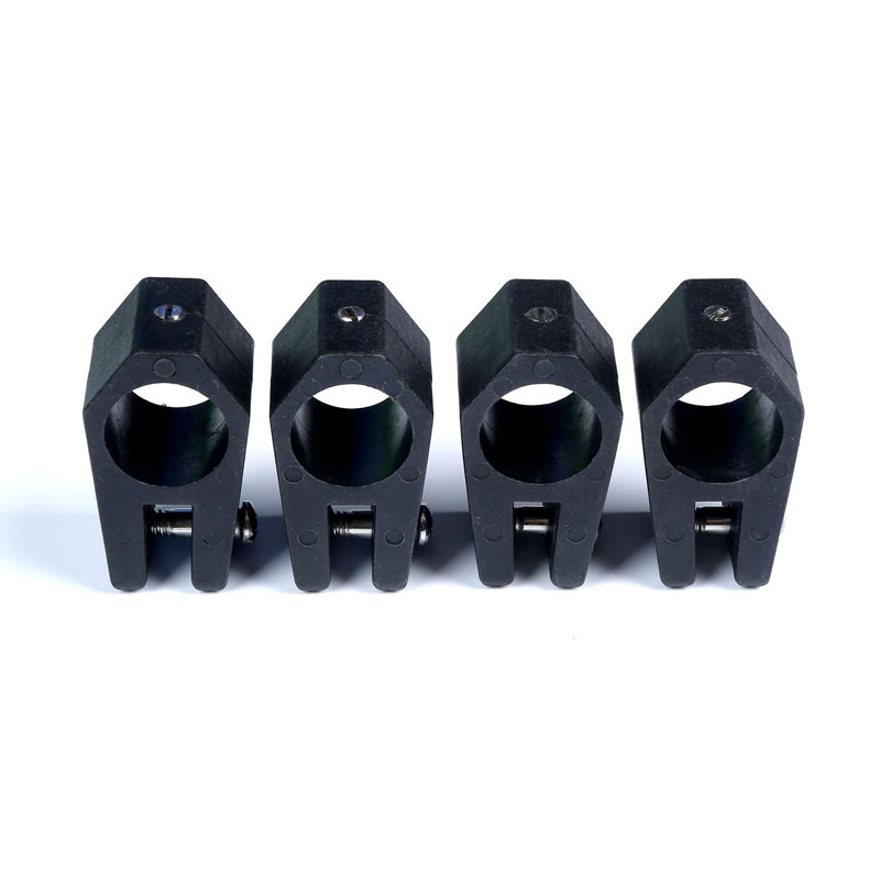 4Pcs Boat Black Nylon Bimini Top Hardware Jaw Slide