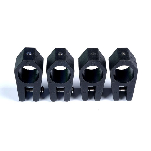 [FS-F7TK-2PDI] 4Pcs Boat Black Nylon Bimini Top Hardware Jaw Slide